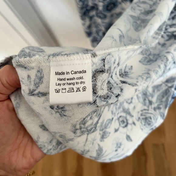 Park & Fifth Blue Floral Midi Dress - Picture 7 of 8